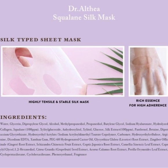 1 Dr. Althea - Premium Squalane Silk Mask - Picture 3 of 5